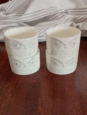 Bake Shop Ceramic Owl Ramekin Trinket Cups Bundle b425